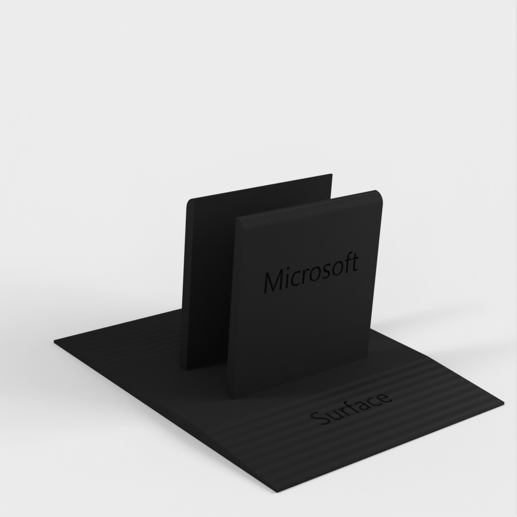 Surface Pro 1 Stativ med graverade Microsoft-logotyper
