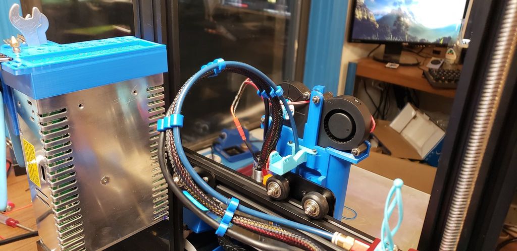 Creality Cable och Bowden Clips - Ender 3, CR-10, CR-10s, CR-10 s4 s5