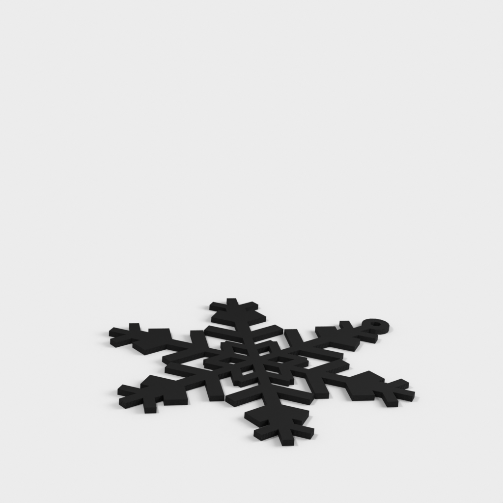 Random Snowflake Generator v11 Ornament och örhängen
