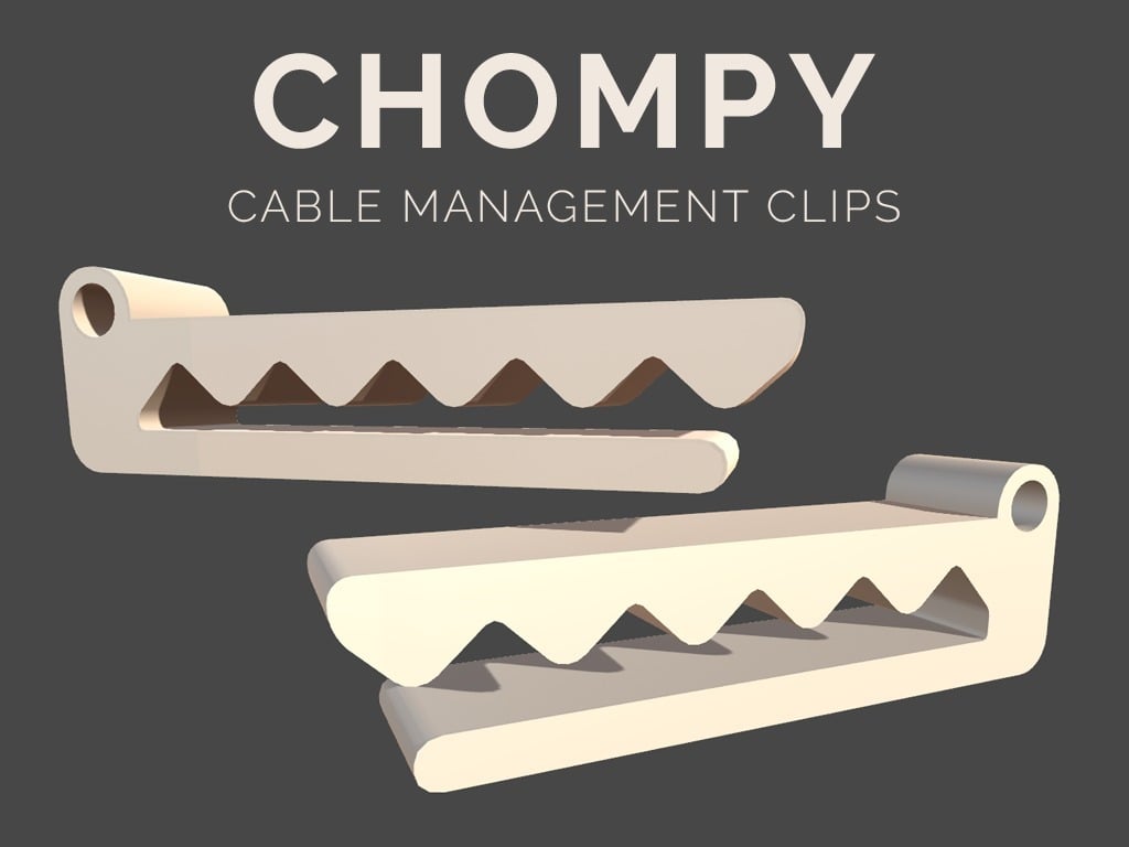Chompy - Kabelhanteringsklämma
