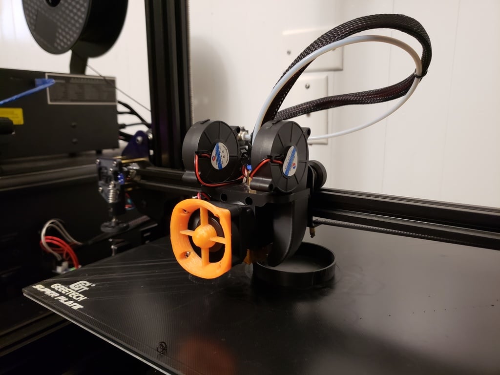 Geeetech A10/A30 E3D_V6 &amp; Stock Hotend monteringslösning