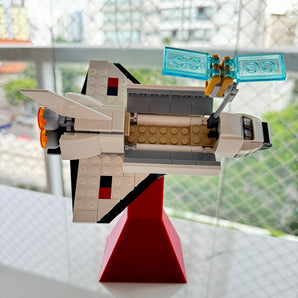 Lego Mini Space Shuttle Display Stand för 3 i 1 Lego Model (31134)