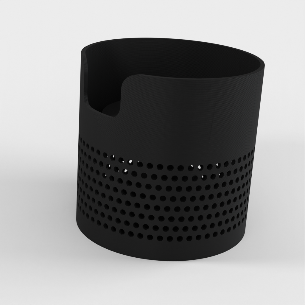 Amazon Echo Dot 2. Gen Stand REMIX med akustiskt fodral och dockningsstation
