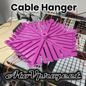Eurorack-kabelhållare för mikrofonstativ
