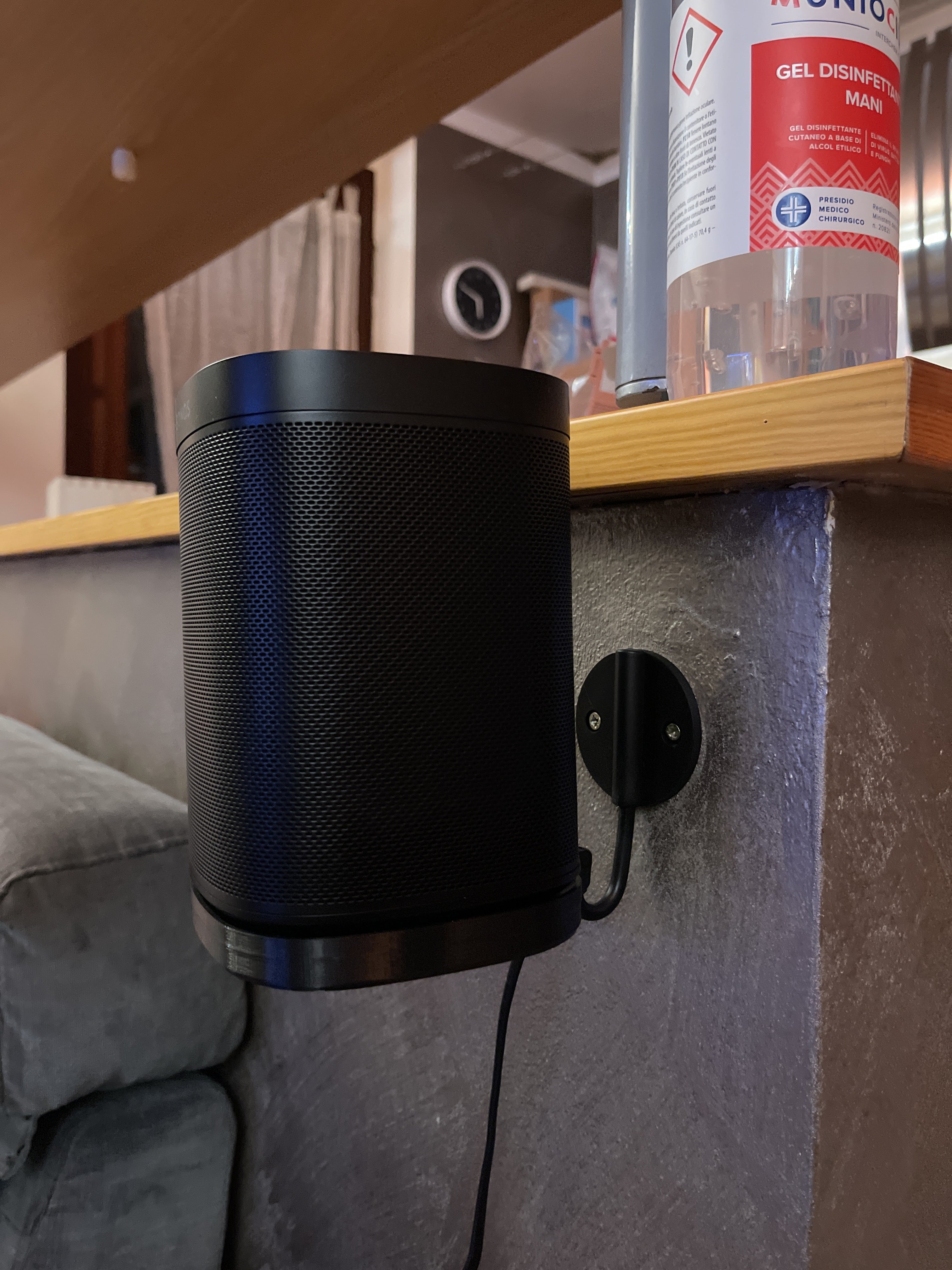 Vægbeslag til Sonos One (2. generation) med JBL-vægkrog