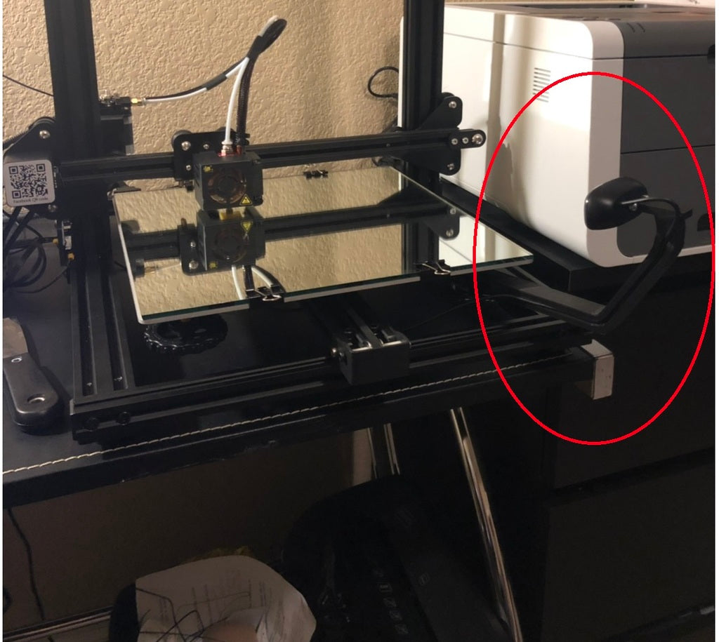 CR-10 webbkamerahållare för Logitech C270 (EXTENDED ARM)