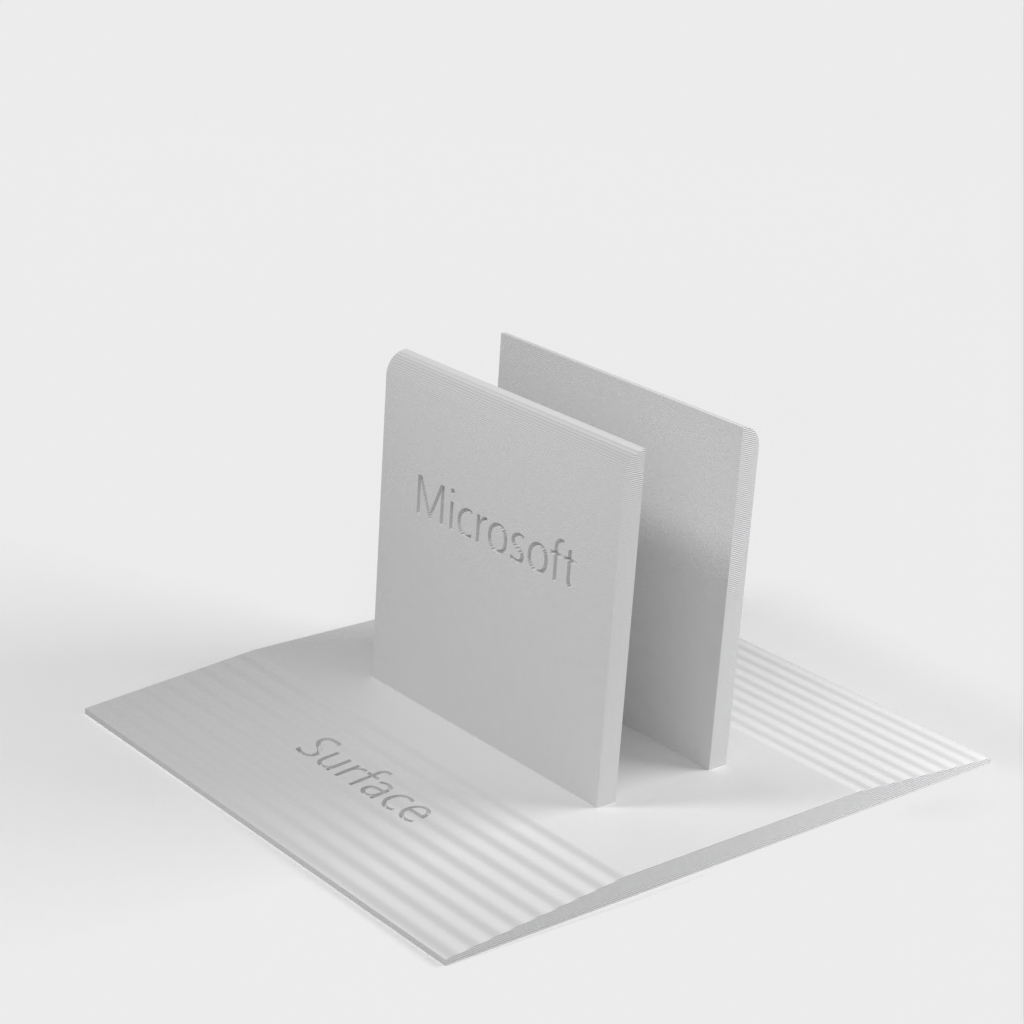 Surface Pro 1 Stativ med graverade Microsoft-logotyper