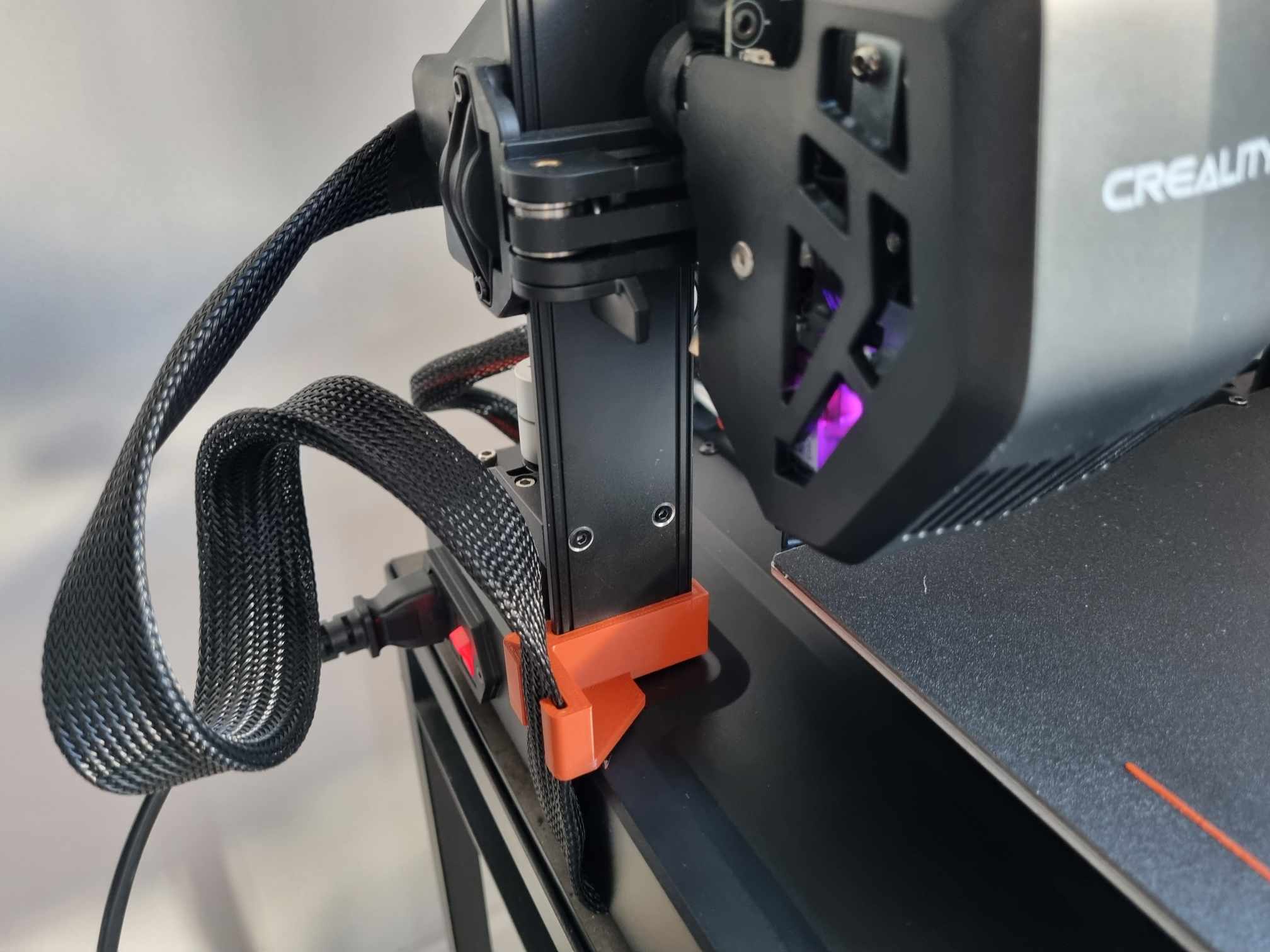 Ender 3 V3 SE/KE Kabelhållare v2