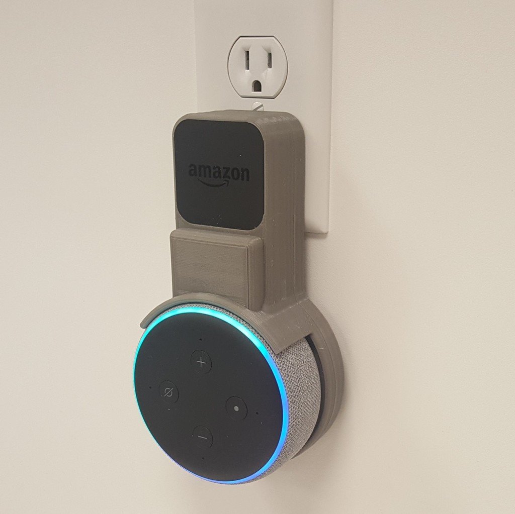 Amazon Echo Dot 3 Stikkontaktholder