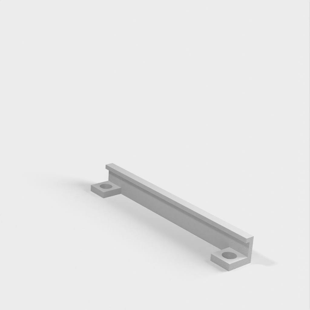 Monteringsskena under skrivbordet för Ikea Variera container