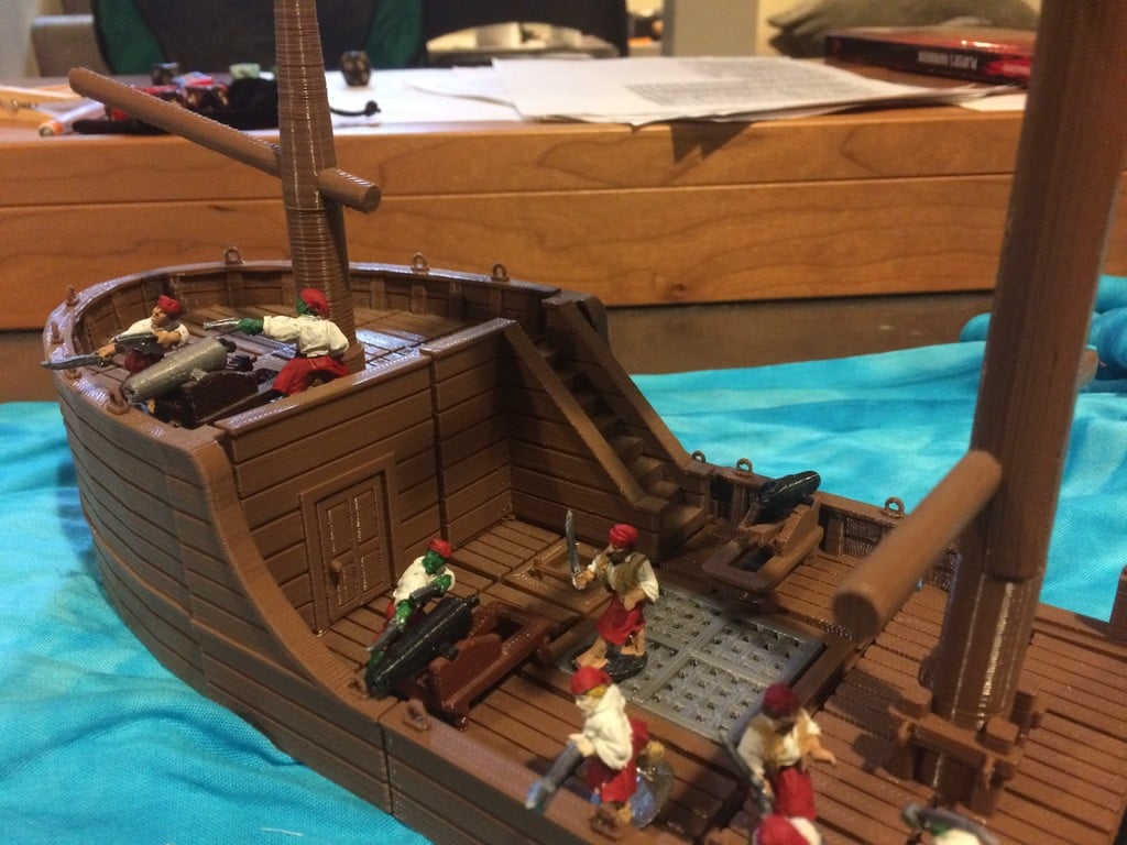 28 mm miniatyrbåtsplattor DEL 2: Upphöjda däck