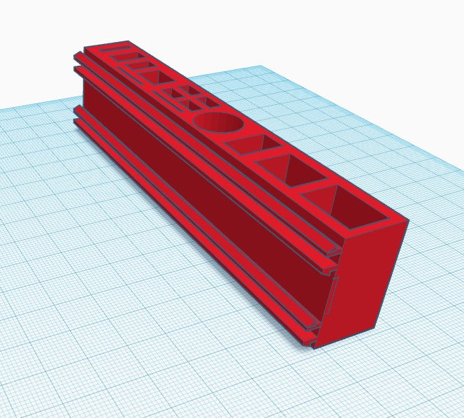 Værktøjskasse til Ekstruderede Aluminiumsskinner – Organisering for Aquila, Ender 3 og Flere