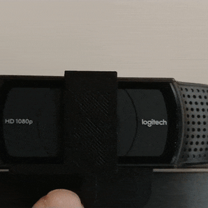 Skjutbart sekretessskydd för Logitech C920 webbkamera