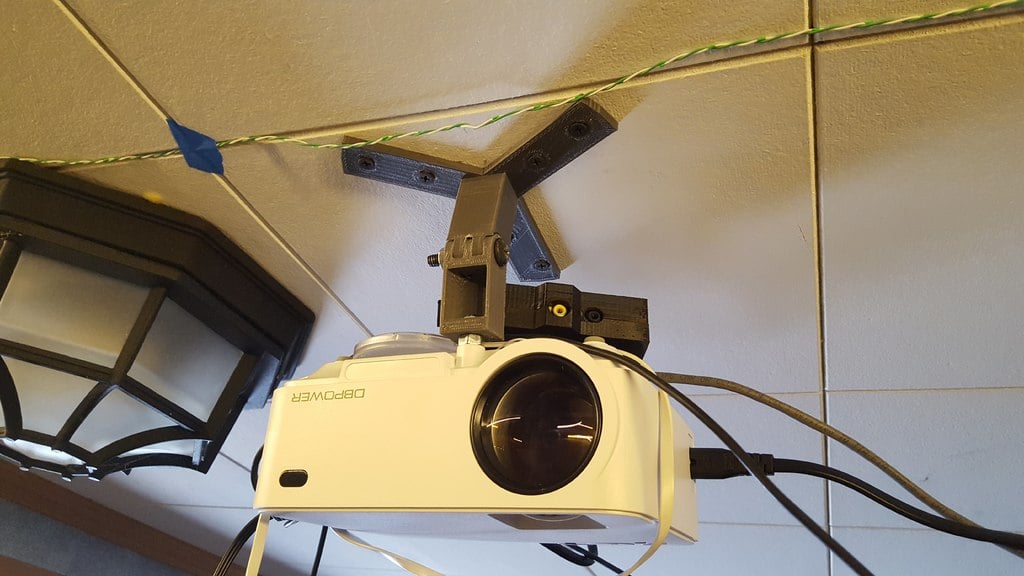 Projektor Loftbeslag med Justerbar Vinkel
