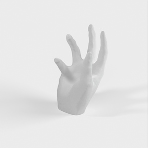 3D-skannad iPhone-hållare formad som en hand