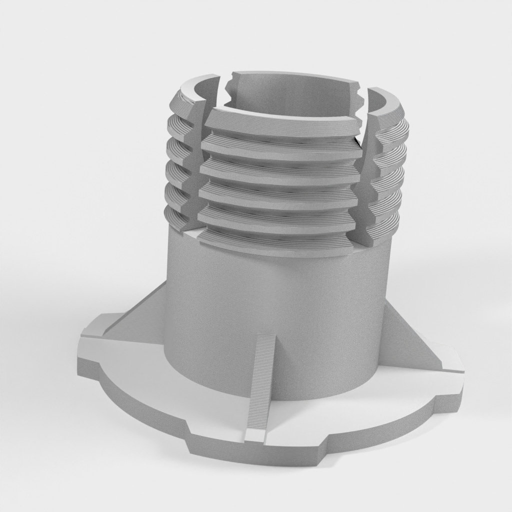 Quad Lock-adapter med 17 mm kulfäste