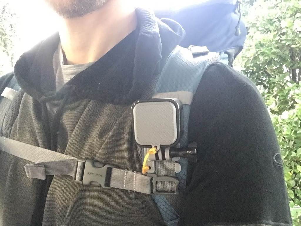GoPro Session Ryggsäck Axelremsfäste med linsskydd