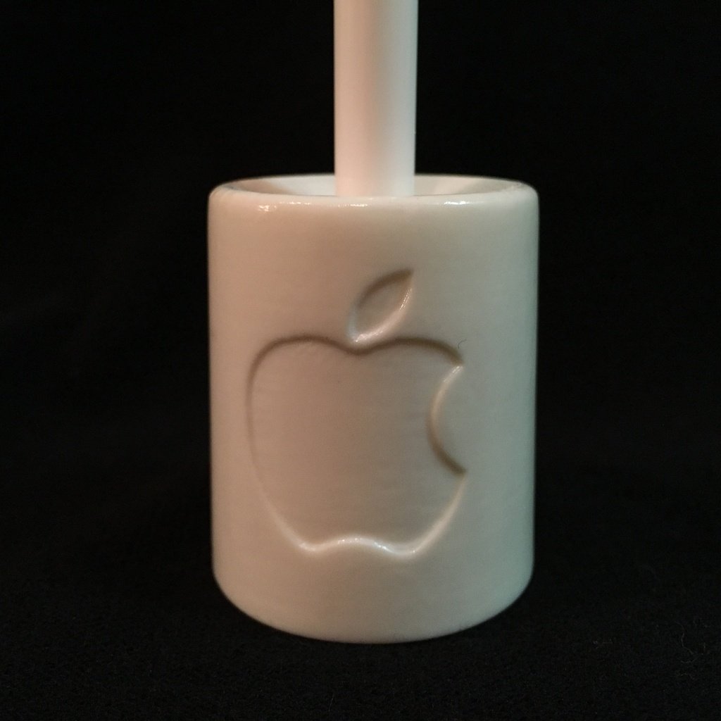 Apple pennhållare med eller utan Apple-logotypen