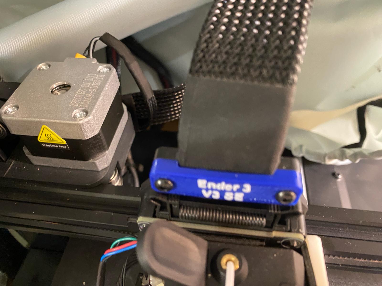 Ender 3 V3 SE Printhoved Kabelklemme