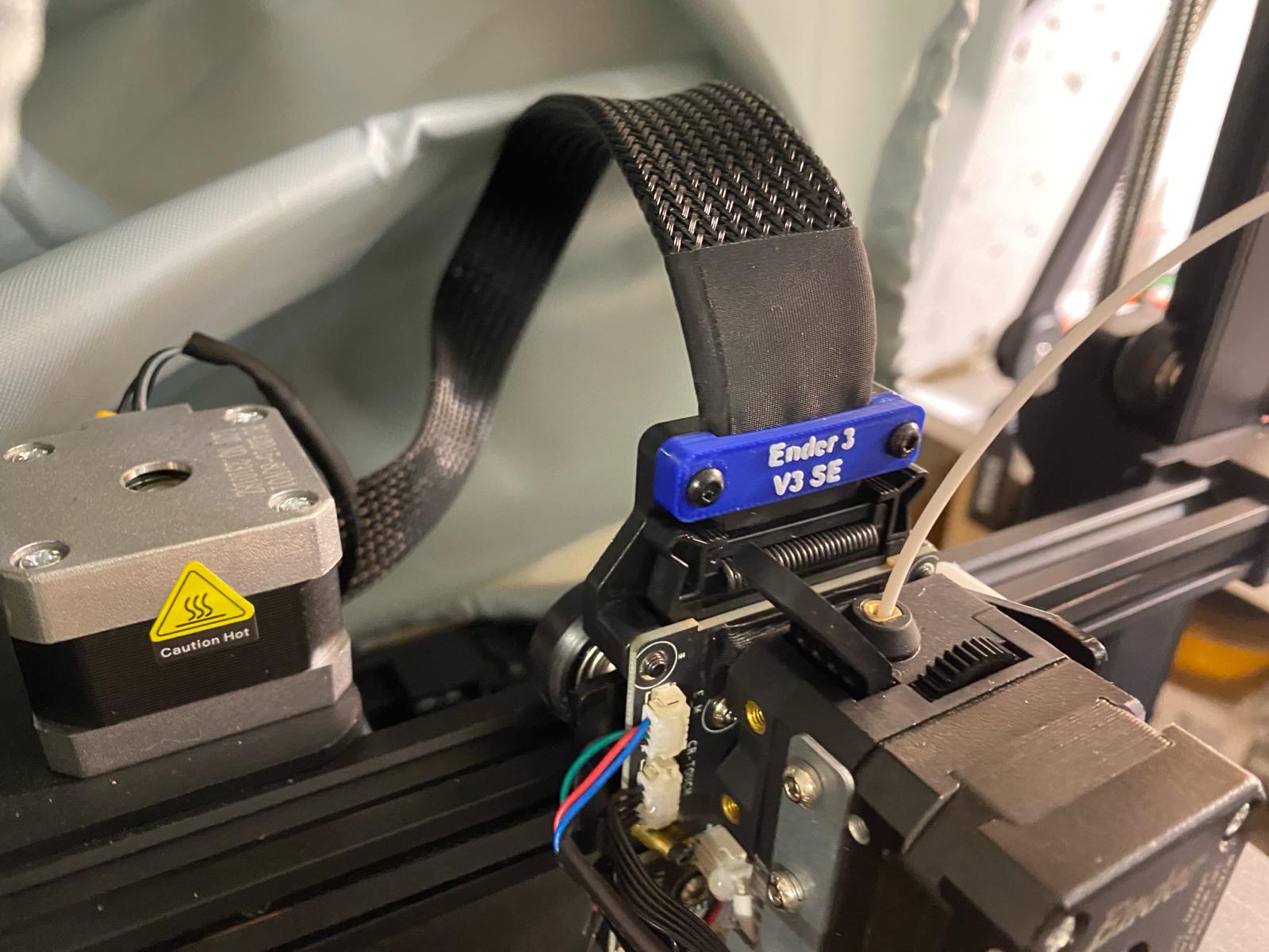 Ender 3 V3 SE Printhoved Kabelklemme