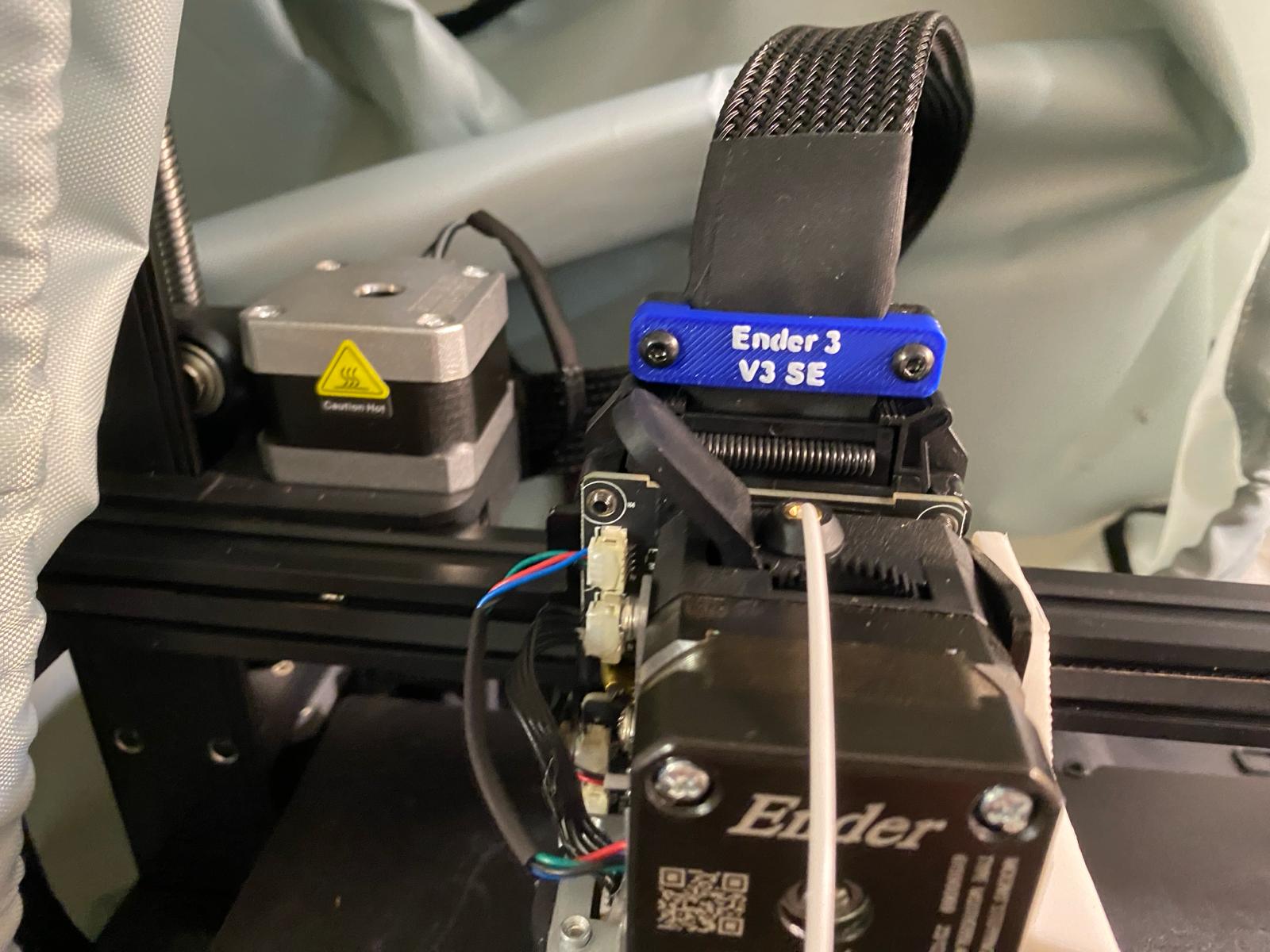 Ender 3 V3 SE Printhoved Kabelklemme