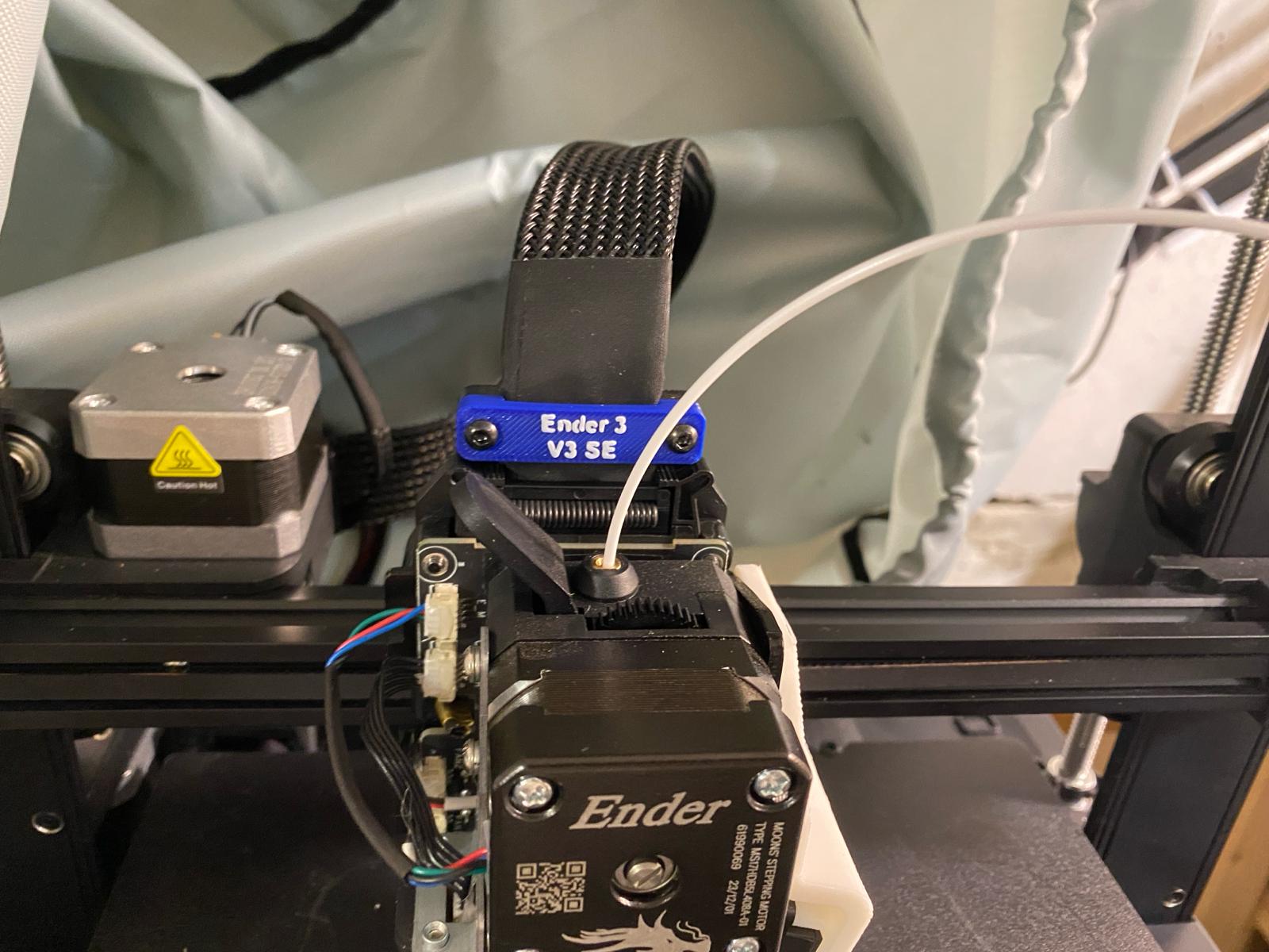 Ender 3 V3 SE Printhoved Kabelklemme