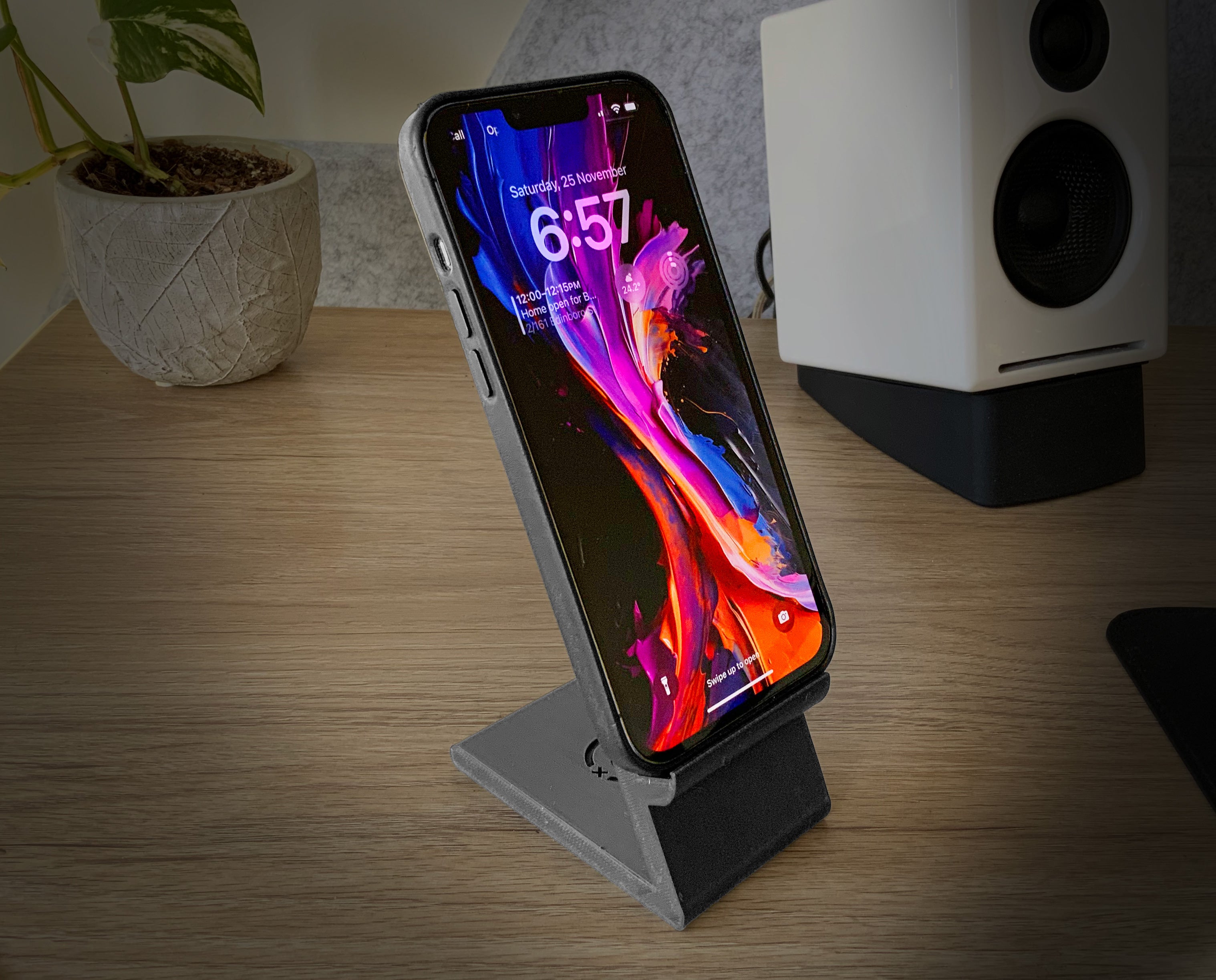 Enkelt stativ för iPhone/iPad