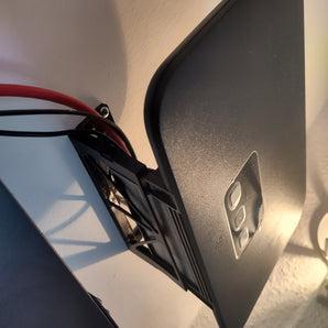 Elegant väggfäste för Speedport DSL-router