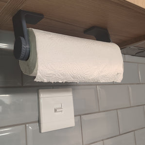 Servetthållare för papper under skåpet