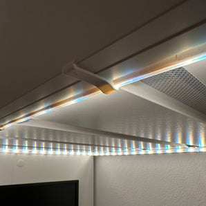 Hue Lystrip Clips för IKEA SMÅSTAD säng - skonsam installation