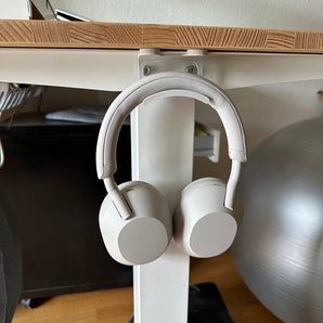 Hörlurshållare för Sony WH-1000XM5 - Monteras under skrivbordet