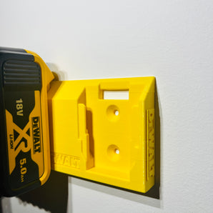 Duo DeWalt 18V batterihållare för vägg- och takmontering