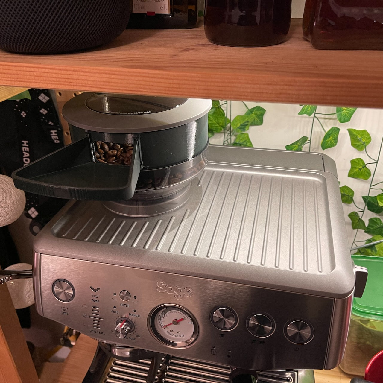 Sage Barista Express (Impress) Förlängningsbehållare med spade