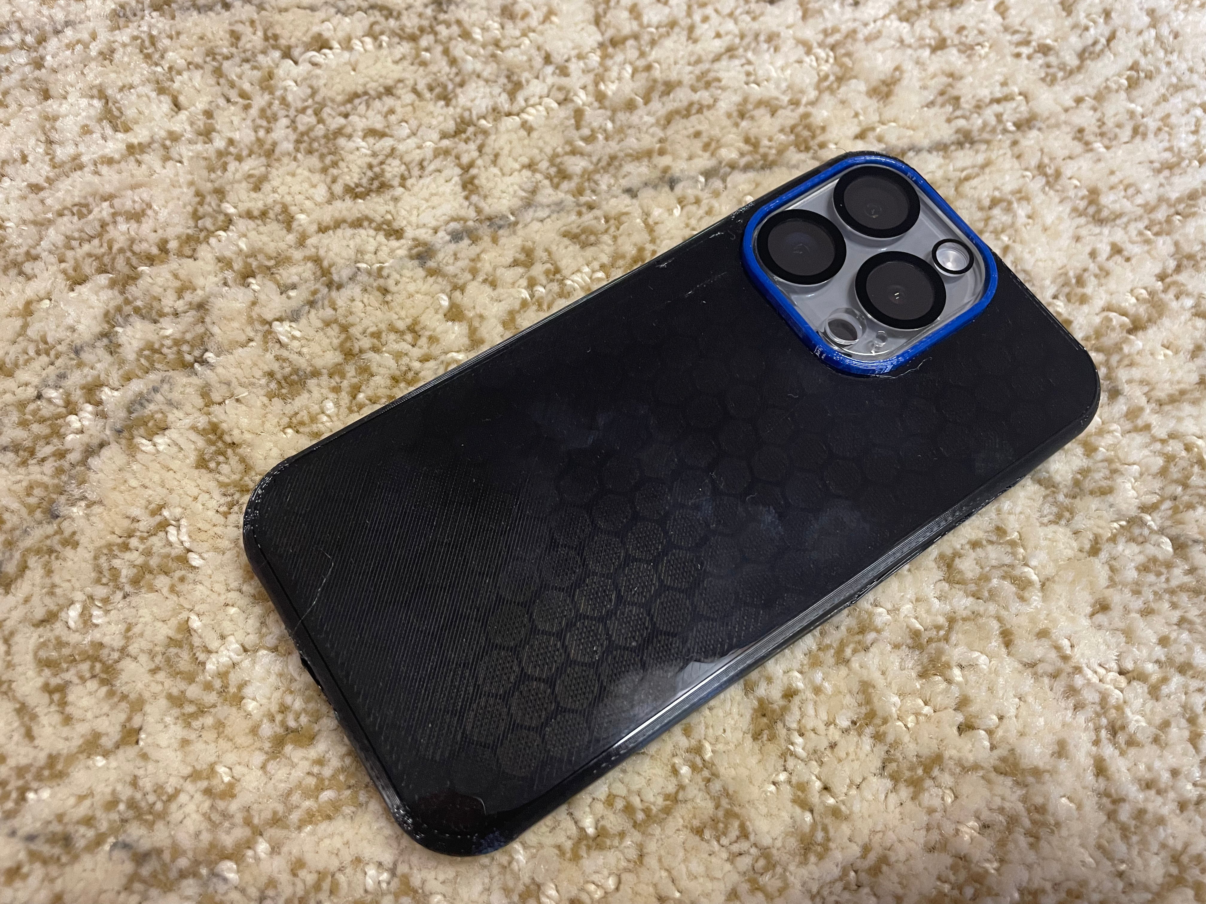 TPU-fodral för iPhone 15 Pro med kameraskydd