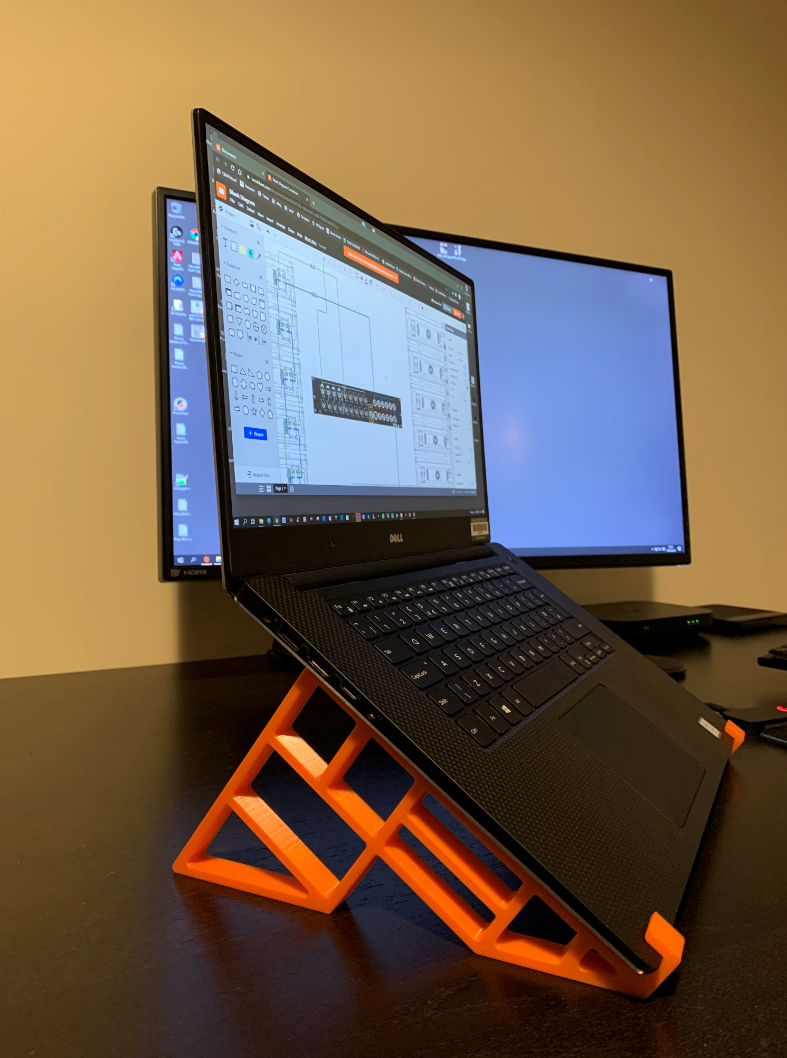 Dell XPS 15 bärbar datorstativ för ergonomisk skrivbordsplacering