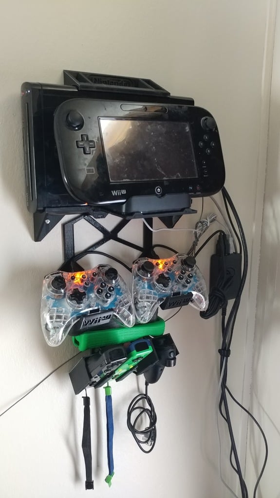 Wii U väggmonteringssystem – modulär förvaring