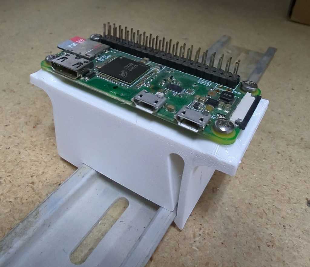 Raspberry Pi Zero DIN-skena monteringsfäste