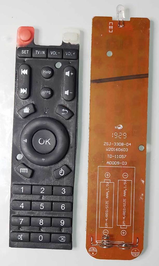 Ersättningsfjärrkontroll för TV, IPTV
