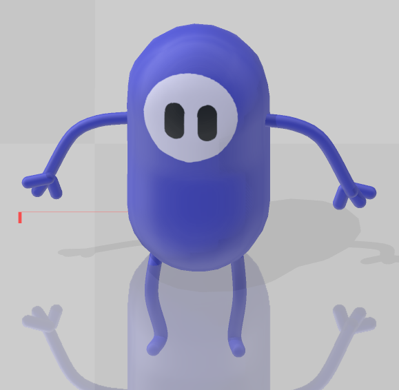 LolBean 3D-modell från LolBeans.io