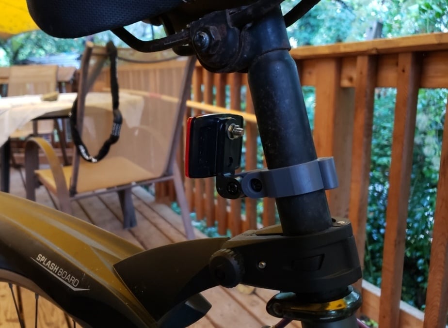 Cykelrams reflektorklämma för 25 mm &amp; 27 mm rör