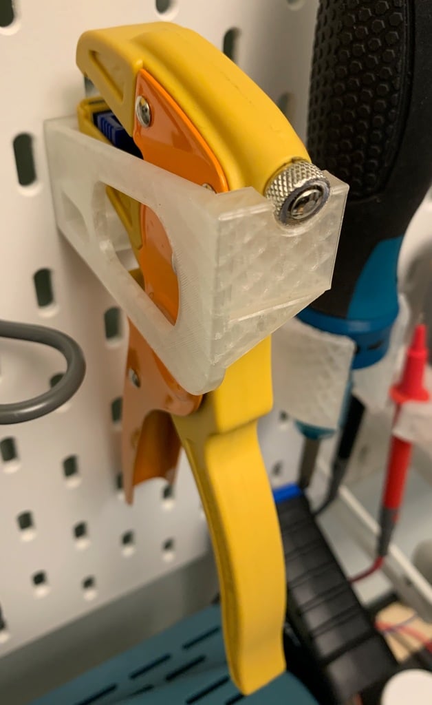 Wire Stripper Hållare för Ikea Skadis Pegboard