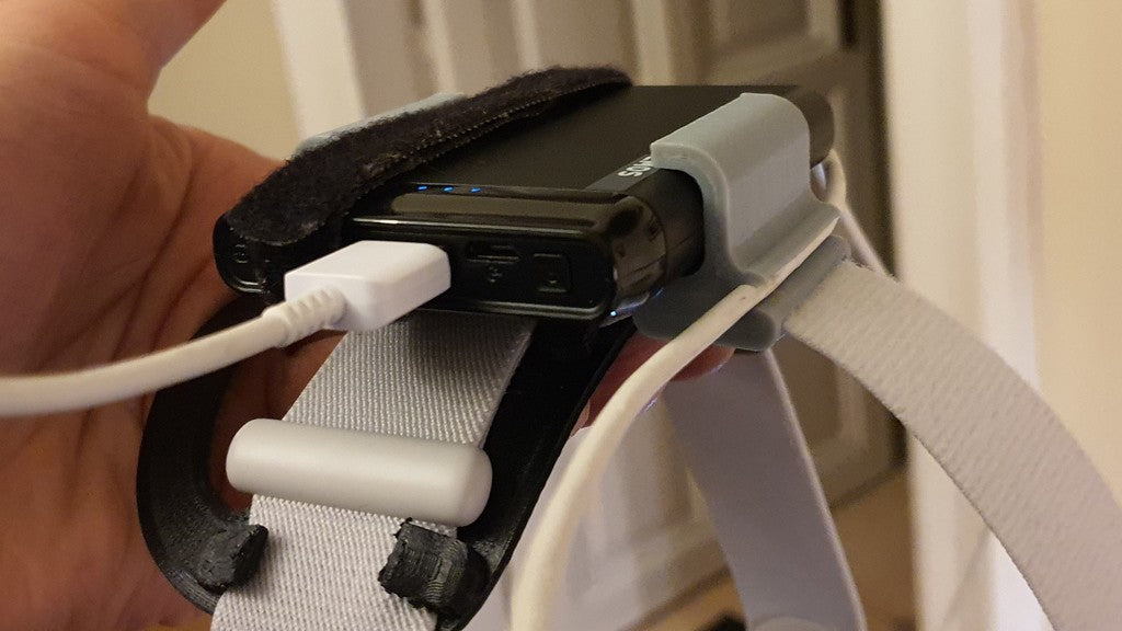 Batterihållare för Oculus Quest 2 (originalrem och GomRVR Halo-rem)
