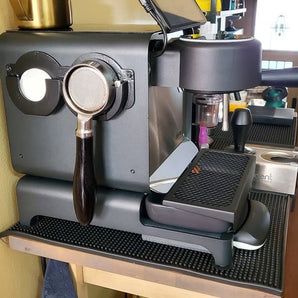 Portafilter och Puck-pappershållare för hyfsad espresso DE1