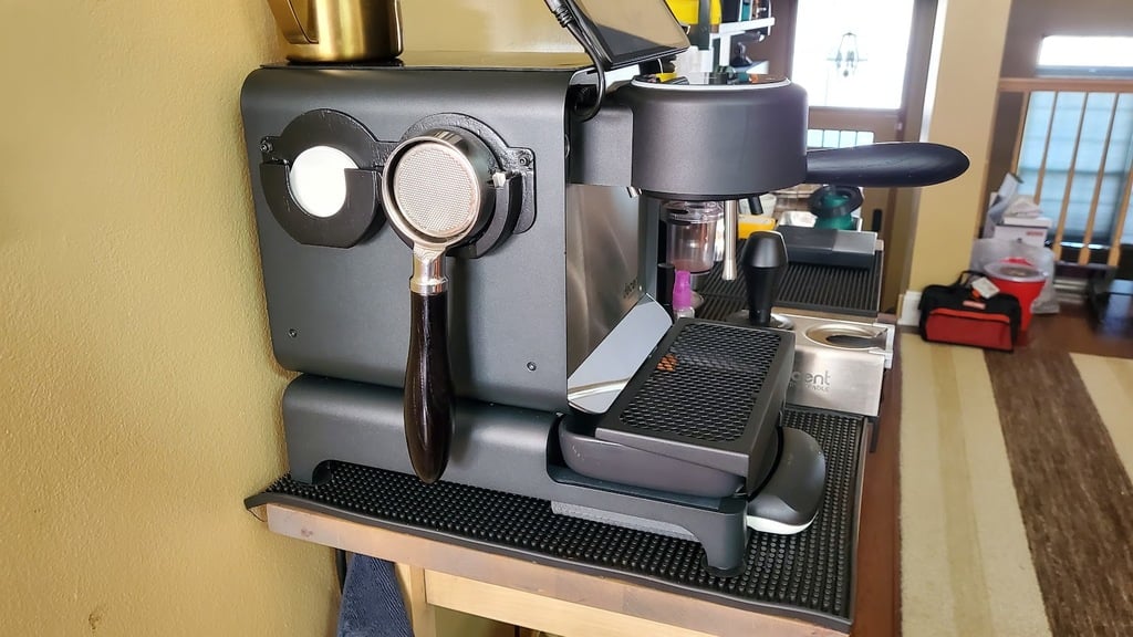 Anständigt espresso DE1 portafilterställ