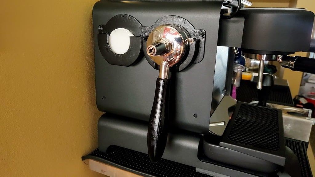 Anständigt espresso DE1 portafilterställ