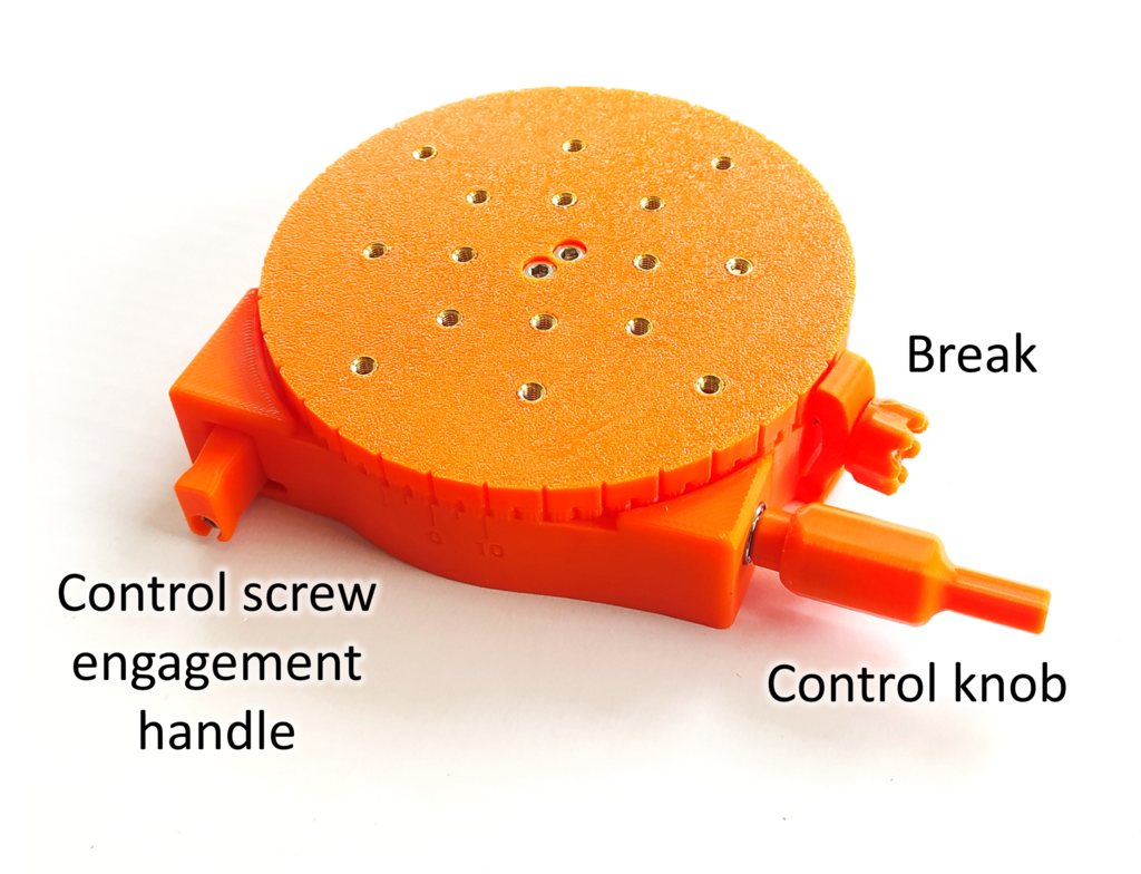 Hög precision tryckt rotationsplattform