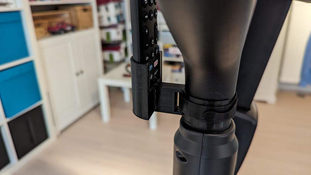 Fire TV Stick fjärrkontrollhållare för motionscykel med säker rem