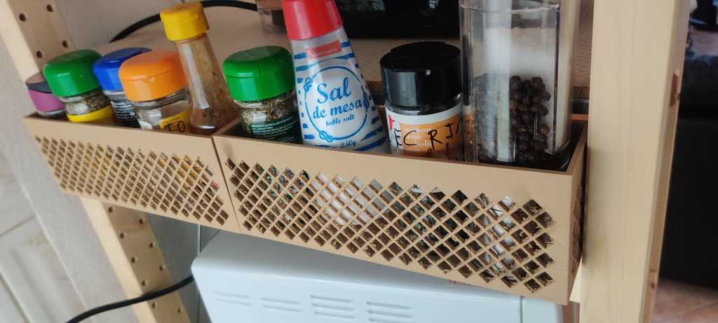 Kryddhållare för IVAR IKEA 50 cm version
