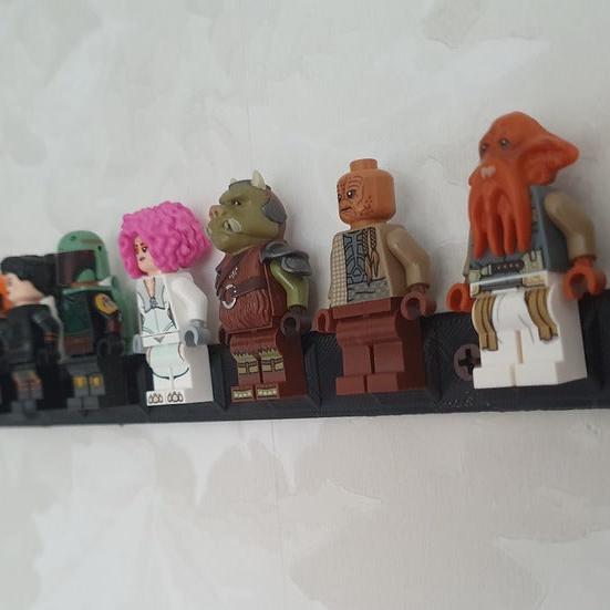 Väggfäste för Lego minifigurer