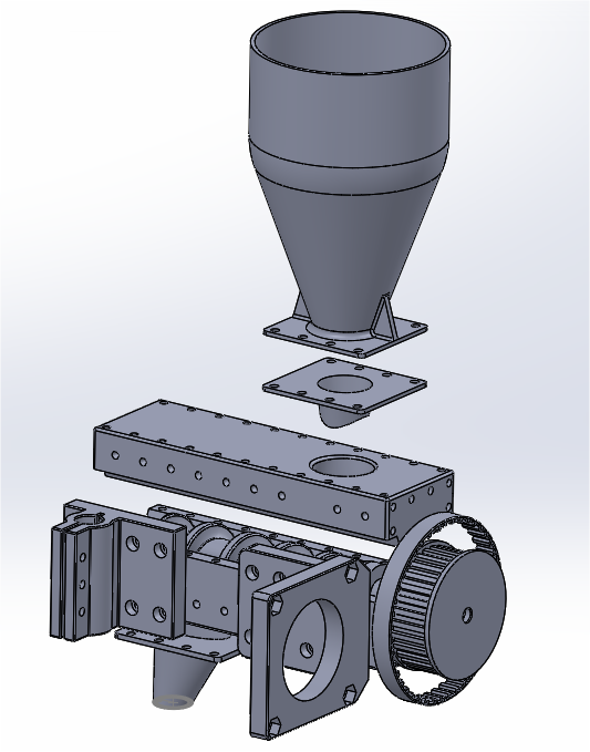 Pelletsdispenser - Kontrollerad utmatning av pellets